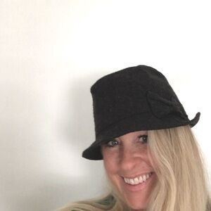 Fedora Gray Wool Hat size medium